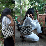 Houndstooth Handbag